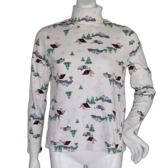 TIME & TRU Turtleneck, L, RV/Tent/Camping theme, Long sleeve - Picture 2 of 10